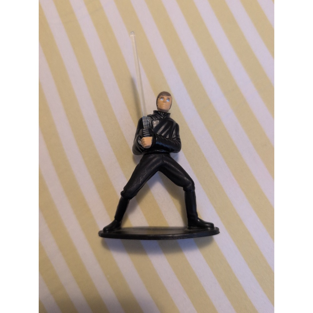 Applause Star Wars Luke Skywalker 3 Inch Action Figure Plastic Toy on Base